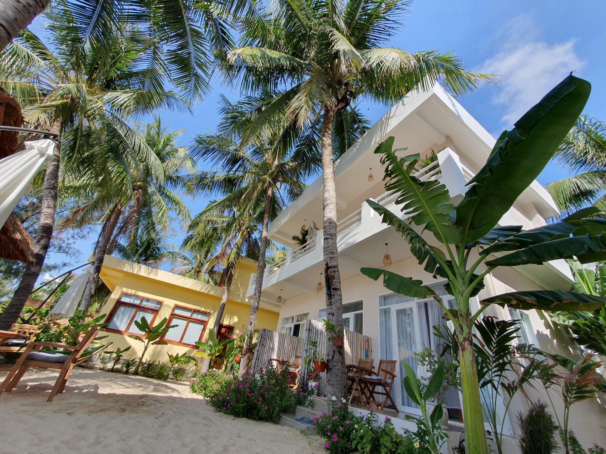 Bed and Breakfast Lucky Spot Beach Bungalow Song Cau Exterior foto